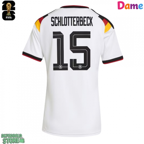 Tyskland Nico Schlotterbeck #15 Replika Hjemmebanetrøje Dame VM 2026 Kortærmet